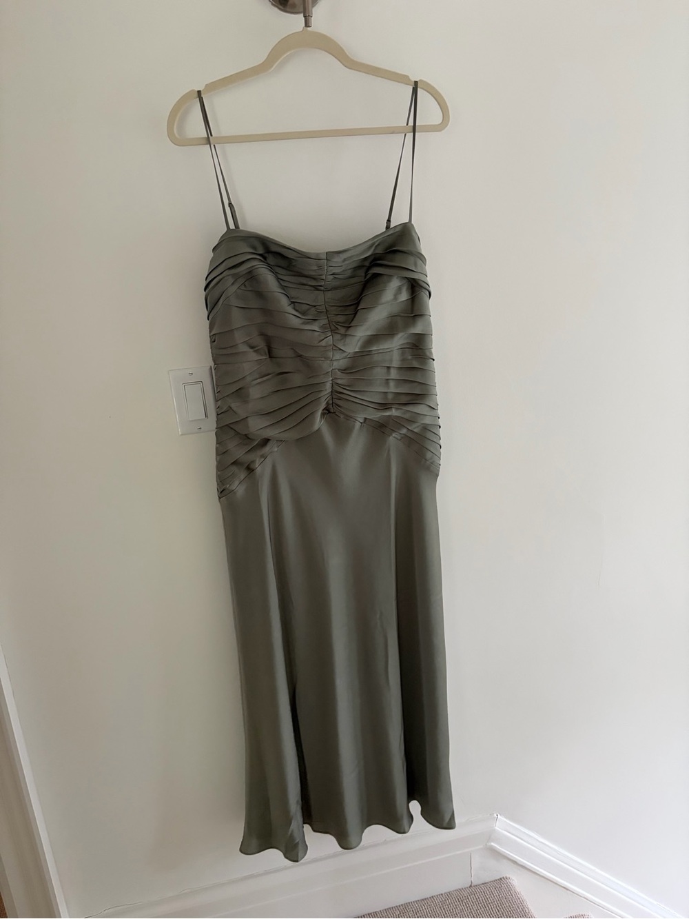 Olive Green Shona Joy Wedding Guest Dress